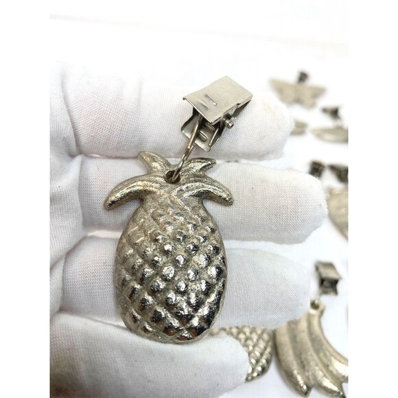 Tradewind Bay Tablecloth Weights Lot 16 Butterfly Dragonfly, Strawberries, Cow - Picture 9 of 16